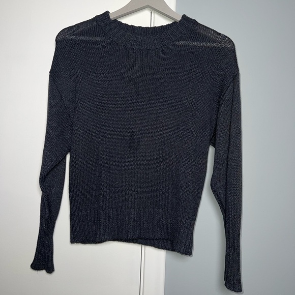 Something Navy Sheen Sweater - Picture 1 of 4